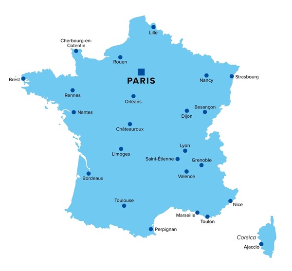carte france nous sommes present